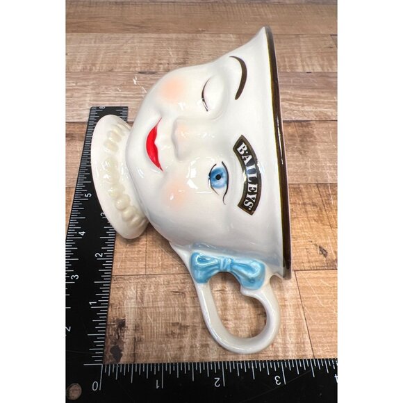 Baileys Winking Face Coffee Mug Cup 3D Ceramic Vintage - Picture 7 of 8